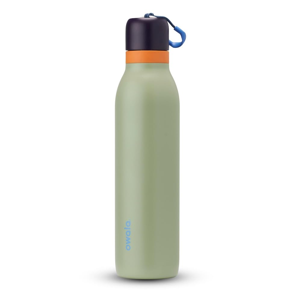 Owala FreeSip Twist Insulated Stainless Steel Water Bottle with Straw for Sports and Travel, BPA-Free, 24-oz, Teen Spirit