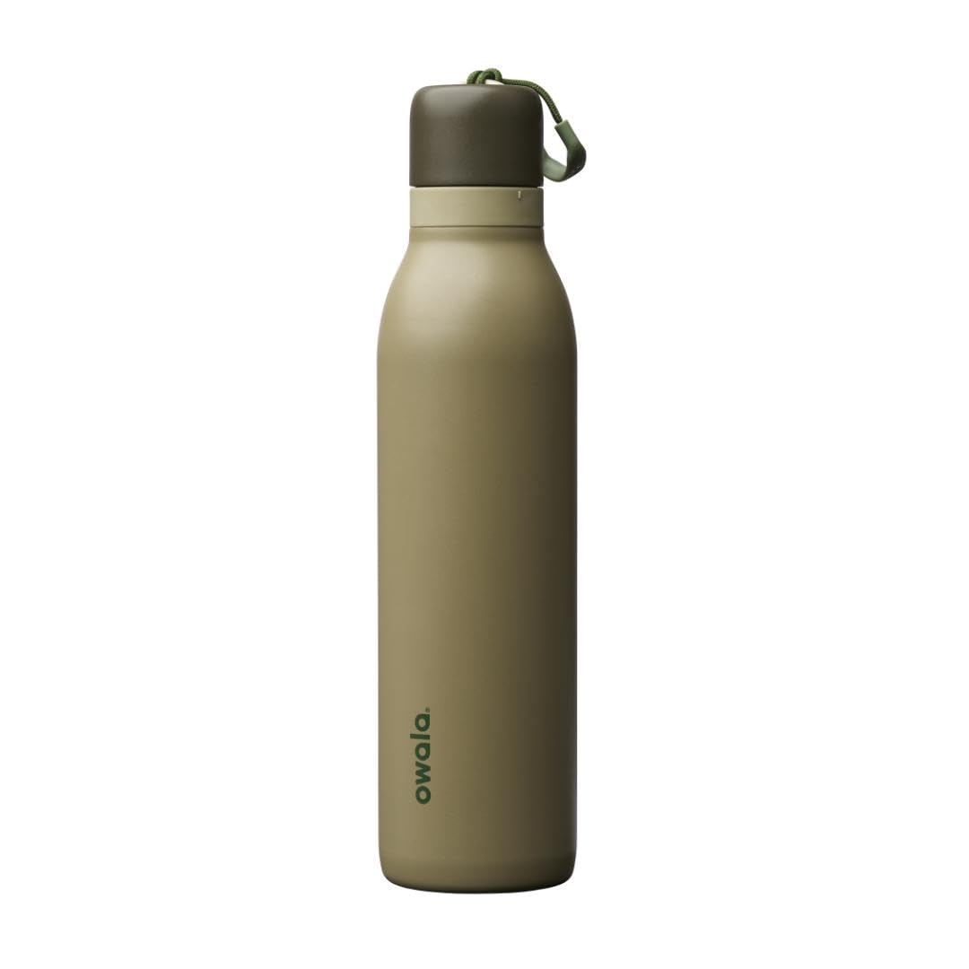 Owala FreeSip Twist Insulated Stainless Steel Water Bottle with Straw for Sports and Travel, BPA-Free, 24-oz, Teen Spirit